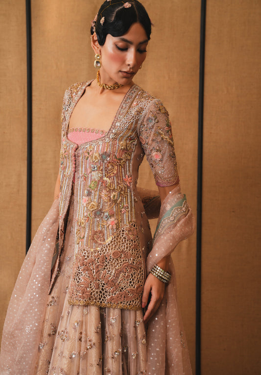 Noor Jacket , Duputta & Lehangha