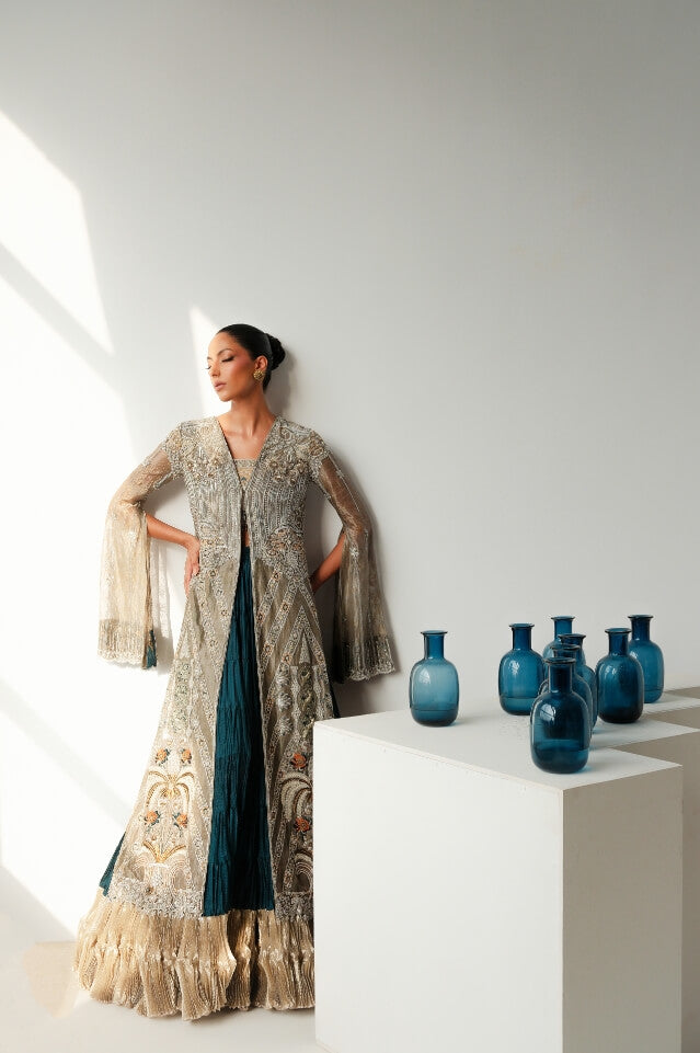 Shikargah Coat w/ Choli
