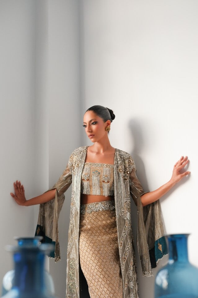 Shikargah Coat w/ Choli