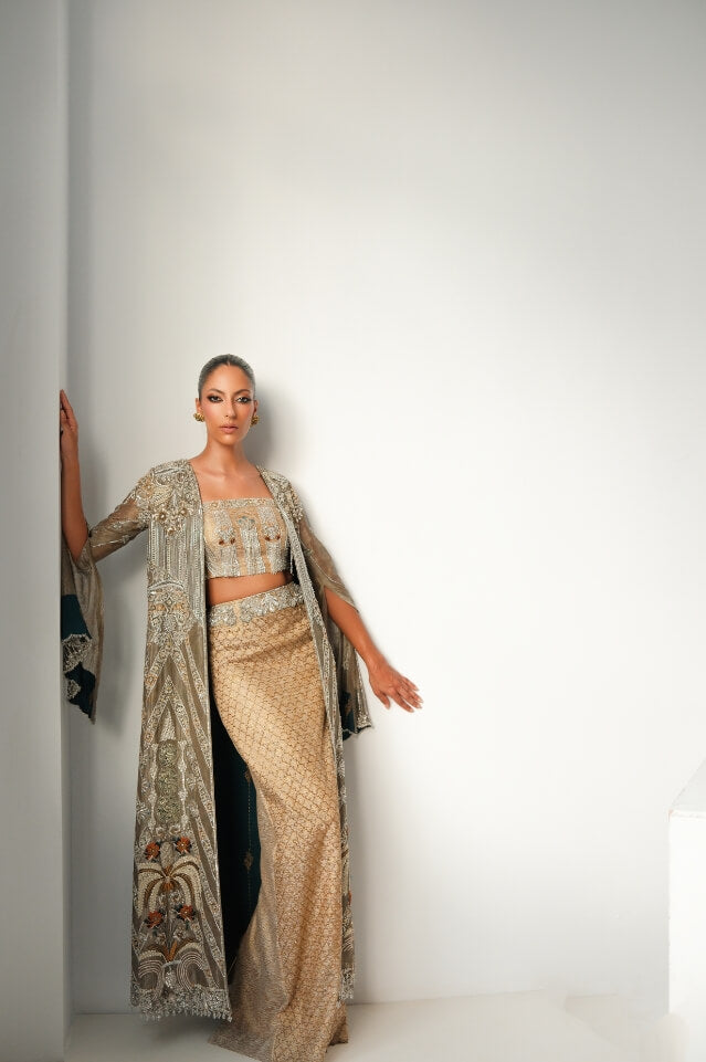 Shikargah Coat w/ Choli
