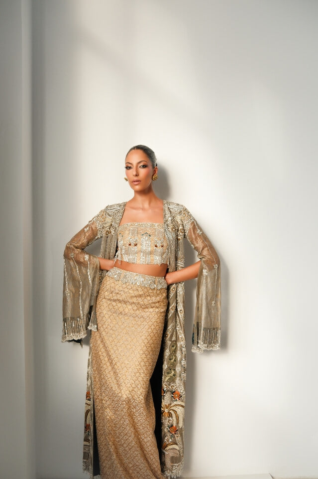 Shikargah Coat w/ Choli