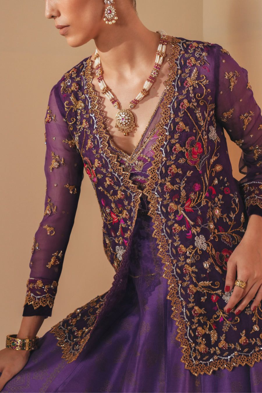 Mehfil jacket set