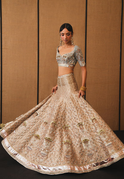 Shalimar choli , Duputta & Lehangha