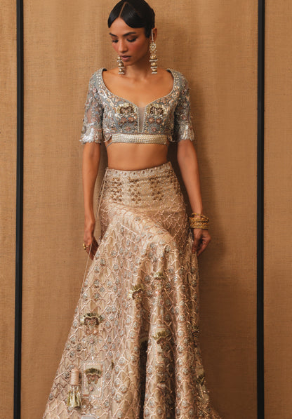 Shalimar choli , Duputta & Lehangha
