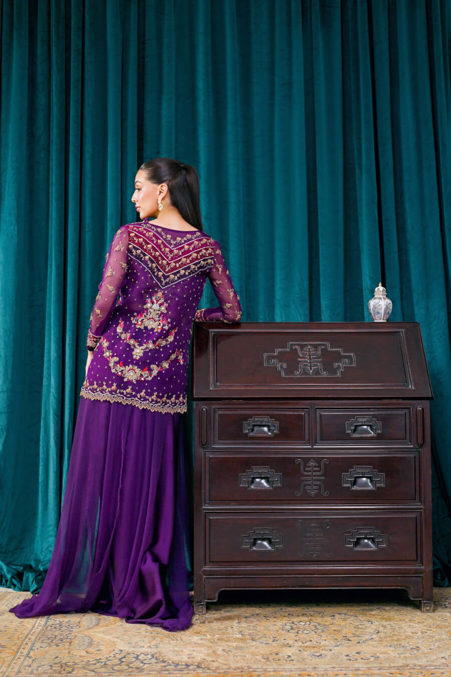 Jaipur Jacket, Skirt & Duputta