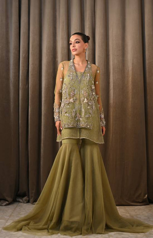 Rah Green w/ Sharara Pant