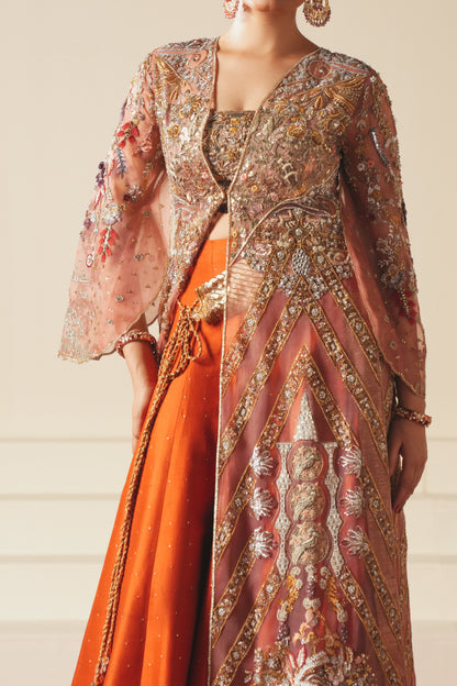 Shahnama Jacket , choli w/ Lehangha