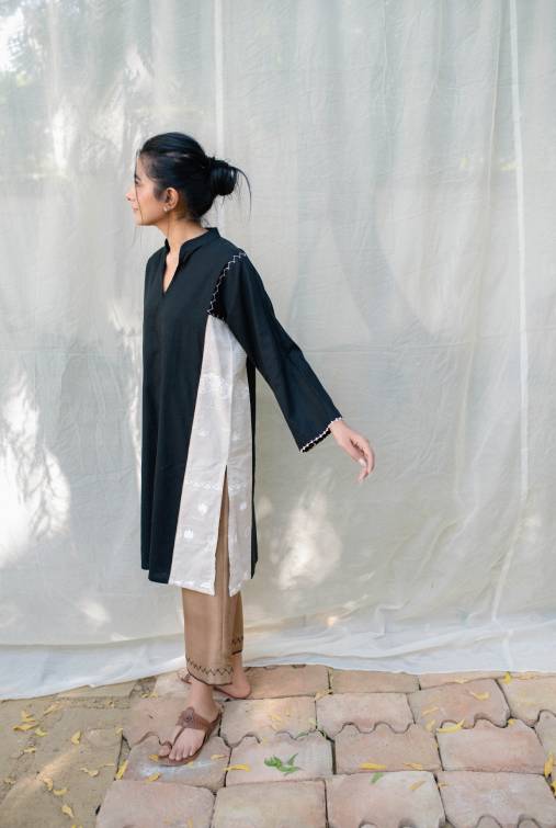 Meron black Kurta