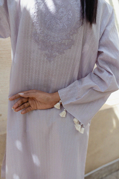 Dusky lilac kurta