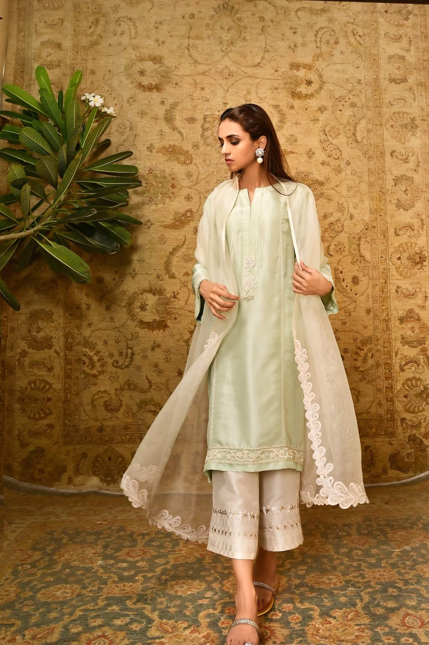 Baby's breath kurta