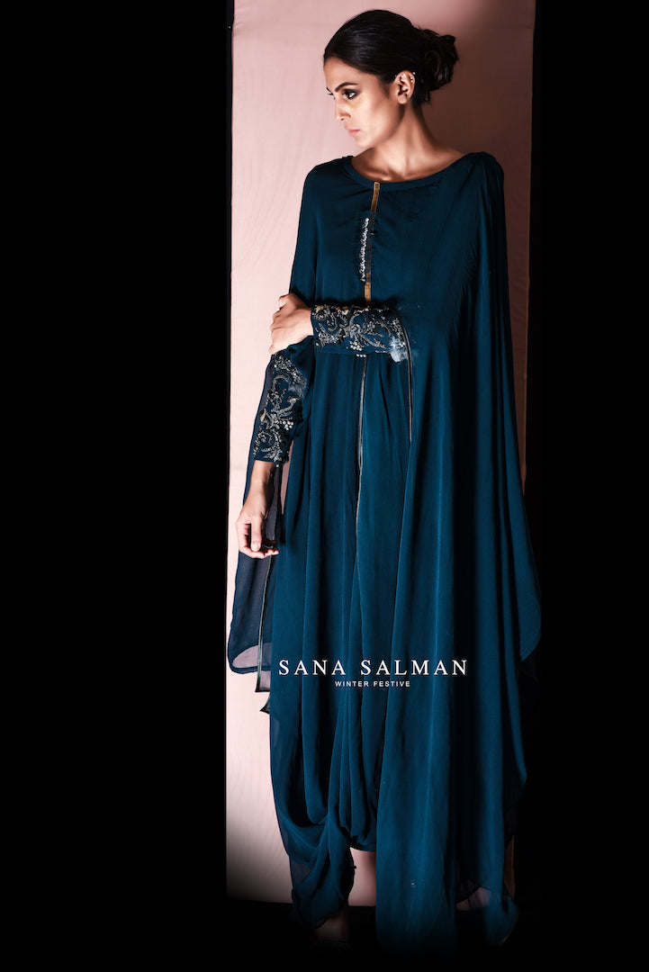 Teal Kaftan