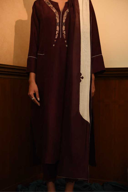 Samarkand Plum Kurta