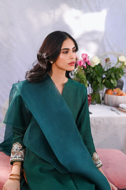 Sada Bahar Green Kurta W/ Dupatta